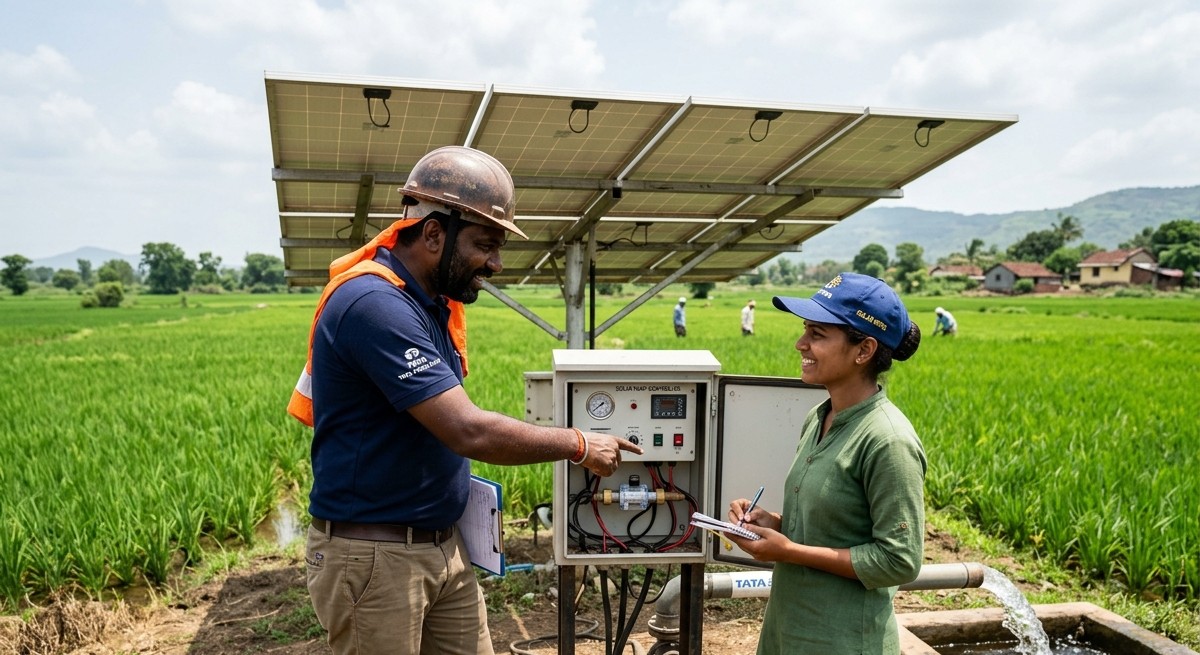 Field Engineer and Rural Technician at Solar Farmland Pump Project